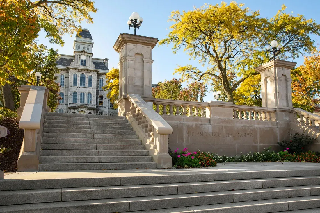 The hall of languages in the fall.